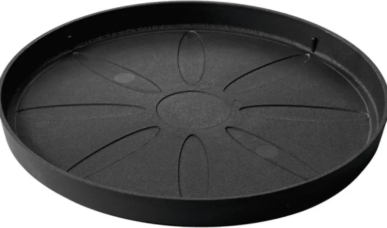 DEROMA Soucoupe pour pot de fleurs Origin coloris gris - Ø 32 cm x 2,9 cm