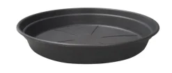 Hot COCORIPOT Soucoupe ronde en plastique recyclé gris ardoise - Ø 20 cm