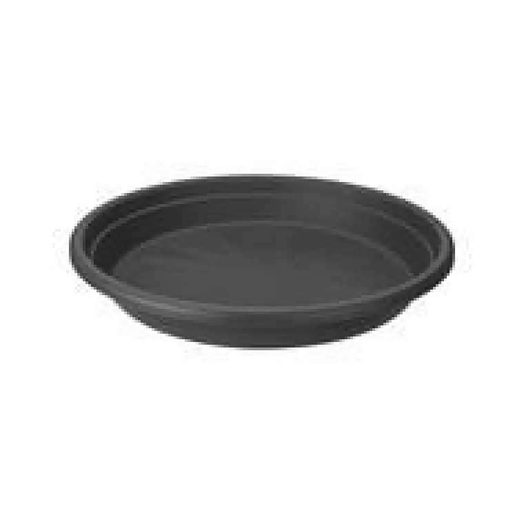 Sale ELHO Soucoupe ronde en plastique recyclé anthracite - Ø 40 cm