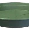 Sale COCORIPOT Soucoupe ronde en plastique recyclé vert Mélèze - Ø 20 cm