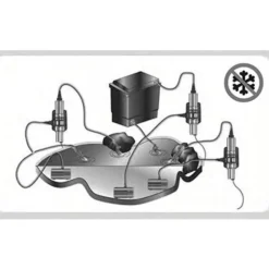 BLUE CORAL Stérilisateur UV aluminium, 40W, AQUA NOVA BASSIN - Filtre UV pour bassin