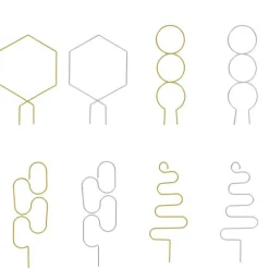 Hot ESSCHERT DESIGN Support de plante d’intérieur à forme géométrique - 26,8 x 41,2