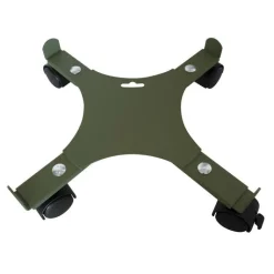 Sale LOUIS MOULIN Support de pot 4 roulettes extensible en acier vert kaki - 34/51 cm