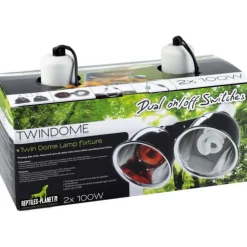 Outlet REPTILE PLANET Support pour éclairage et chauffage terrarium Twindome - Ø 14 x H 16 cm