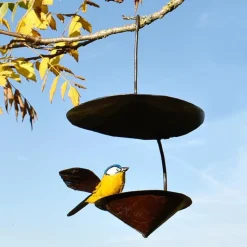 Clearance CHOUETTE AND CO Suspension mangeoire métal forme cône avec mésange