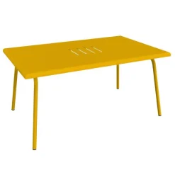 Best FERMOB Table basse Monceau rectangulaire coloris orange en acier - 92 x 57 cm