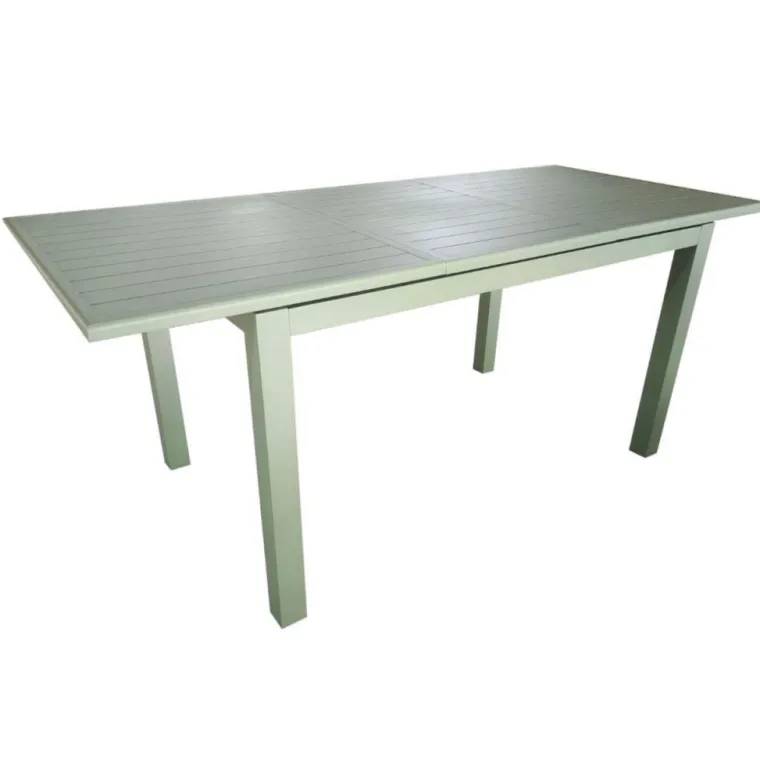 Hot Table Caméline II coloris vert en aluminium - 130 x 180 x 84 cm