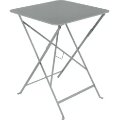 Best FERMOB Table carrée pliante Bistro en acier 57 x 57 x 74 cm