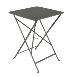 Best FERMOB Table carrée pliante Bistro en acier 57 x 57 x 74 cm