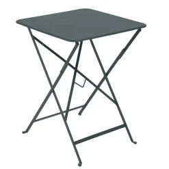 Best FERMOB Table carrée pliante Bistro en acier 57 x 57 x 74 cm