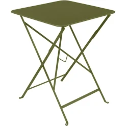 Best FERMOB Table carrée pliante Bistro en acier 57 x 57 x 74 cm