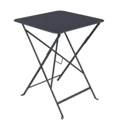 Best FERMOB Table carrée pliante Bistro en acier 57 x 57 x 74 cm