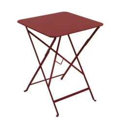 Best FERMOB Table carrée pliante Bistro en acier 57 x 57 x 74 cm