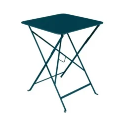 Best FERMOB Table carrée pliante Bistro en acier 57 x 57 x 74 cm