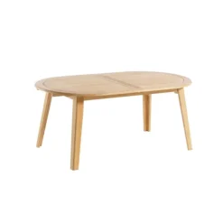 Sale Table coloris beige en teck - 180 x 240 x 100 cm