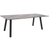 Best STERN Table coloris gris en aluminium Interno - 220 x 100 cm