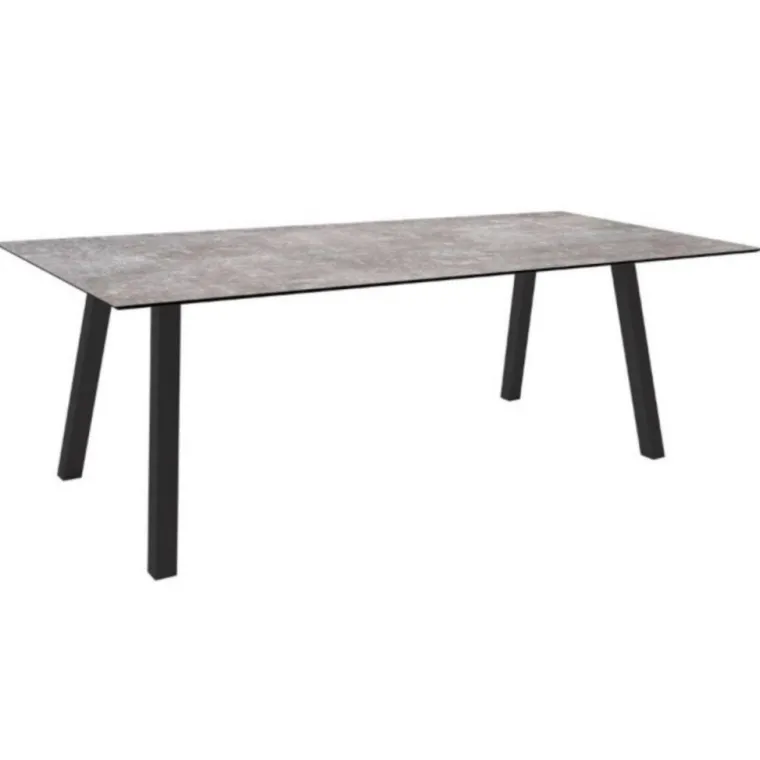 Best STERN Table coloris gris en aluminium Interno - 220 x 100 cm
