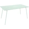 Discount FERMOB Table Monceau coloris vert en acier - 146 x 80 cm