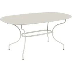 Clearance FERMOB Table ovale en acier Opéra - 160 x 90 x 74 cm