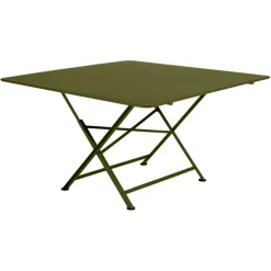 New FERMOB Table pliante Cargo en acier - 128 x 128 x74 cm