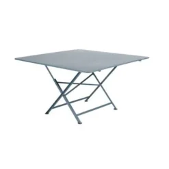 New FERMOB Table pliante Cargo en acier - 128 x 128 x74 cm