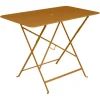 Online FERMOB Table pliante en acier coloris pain d'épices Bistro - 97 x 57 x 74 cm