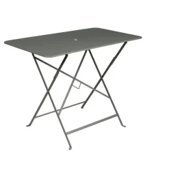 Outlet FERMOB Table pliante en acier coloris romarin Bistro - 97 x 57 x 74 cm
