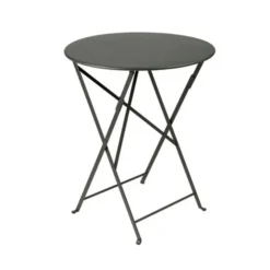 Hot FERMOB Table pliante en acier Bistro - Ø 60 cm