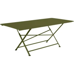 Discount FERMOB Table pliante rectangulaire en acier Cargo - 190 x 90 x 74 cm