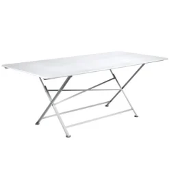 Discount FERMOB Table pliante rectangulaire en acier Cargo - 190 x 90 x 74 cm