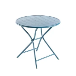 Outlet Table pliante ronde en aluminium Max - Ø 80 x H 74 cm