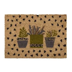 Online SWEETSOL Tapis brosse intérieur en coco imprimé cactus – 60 x 40 cm