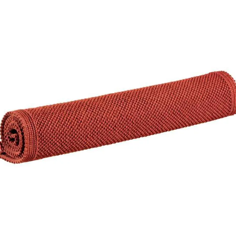 Sale VIVARAISE Tapis de bain coloris rooibos Etia - 64 x 54 cm
