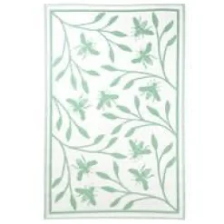 Best ESSCHERT DESIGN Tapis de jardin imprimé abeille - 182,6 x 121,3 cm