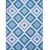 Sale Tapis d'extérieur en polypropylène recyclé bleu Piscine - 240 x 150 cm