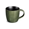Online AMEFA Tasse à café ou thé en grès Hypnose coloris vert et noir - 27 cl