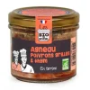 LES BIO DU BOCAL Terrine agneau poivrons grillés & thym en verrine de 90 g