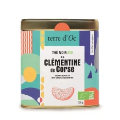 Clearance TERRE D'OC Thé noir bio clémentine de corse - 100 g