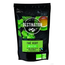 Outlet DESTINATION Thé vert menthe Chine bio 200g