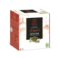 Outlet THES DE LA PAGODE Thé vert Morri Mémoire bio - 18 infusettes