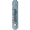 Clearance ESSCHERT DESIGN Thermomètre en vieux zinc gris 6,7x1,4x30 cm