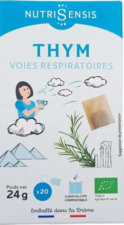 Discount NUTRISENSIS Thym Bio - 20 sachets