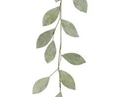 Discount ART FLORAL Tige artificielle charmille givrée coloris vert - 120 cm