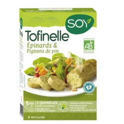 Outlet SOY Tofinelles aux épinards et pignons de pin bio 200 g