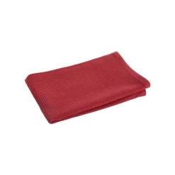 Online Torchon en coton rouge nid d’abeille - 50 x 70 cm
