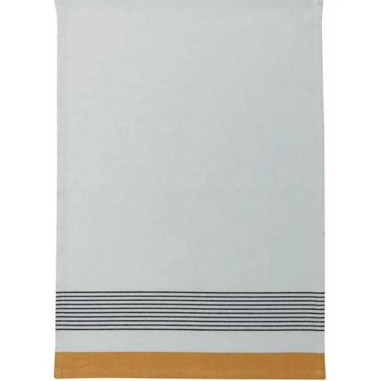 Best WINKLER Torchon recyclé Dinis coloris jaune - 50 x 70 cm