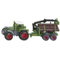 Best SIKU Tracteur avec remorque forestière - echelle 1/64e