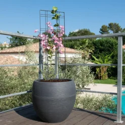 LOUIS MOULIN Treillage à piquer Écolier Fer plat Gris 30x100 cm