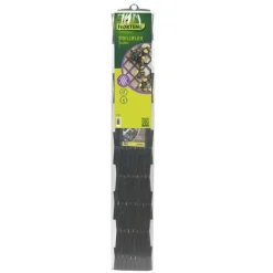 New NORTENE Treillis extensible Treilliflex gris en PVC 200x100 cm