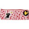 Clearance CARTES D'ART Trousse ronde chaton cœurs coloris multicolore
